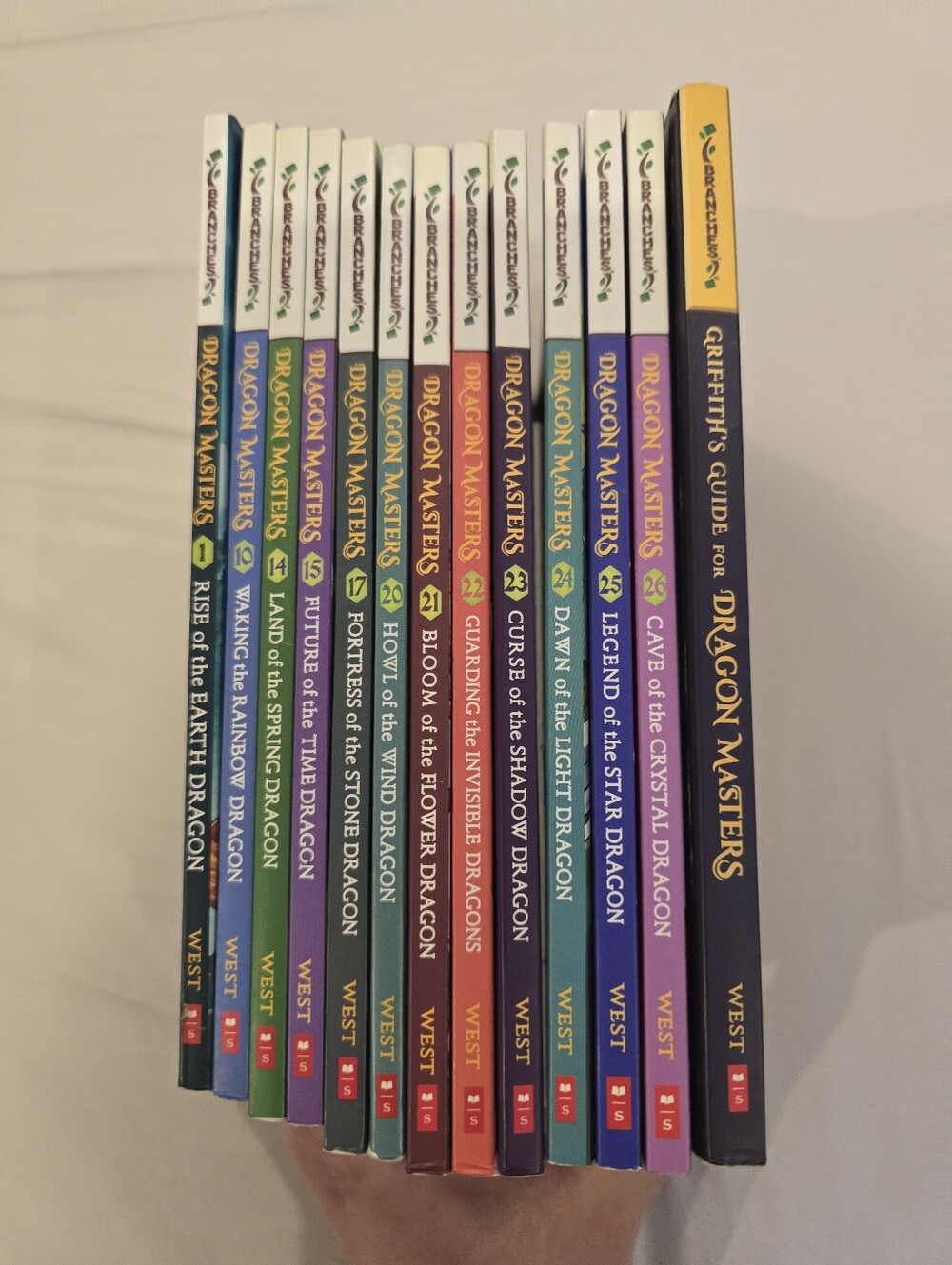 Dragon masters 1, 10, 14, 15, 17, 20-26, Griffiths guide for dragon masters Mo